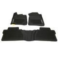PT9083416202 - Interior: 2016-2023 Toyota Tundra Crew Max Front &amp; Rear All Weather Floor Mats Black Tundra for Toyota: Tundra Image