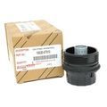 156200T010 - Engine: OEM NEW Oil Filter Housing Cap 1.8L 2009 -2010 Corolla 1.8L 2009 -2010 Matrix 1.8L 2008 -2014 Scion xD 2012 -2015 Prius Plug-In 2017 Prius Prime 2012 -2017 Prius V for Scion: iM, xD | Toyota: Corolla, Matrix, Prius, Prius Plug-In, Prius Prime, Prius V Image