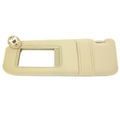 7432073010A0 - : 2009-2015 Toyota Venza Left Driver Sun Visor Shade w/ Mirror Ivory w/o Sunroof for Toyota: Venza Image