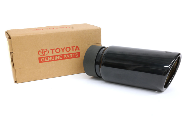 PT9323518002 - Performance: 2018-2023 Toyota Exhaust Tail Pipe Tip Black Chrome Tacoma for Toyota: Tacoma, Tundra Image