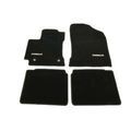 PT2060214223 - Interior: OEM NEW Front &amp; Rear Carpet Floor Mats Black w/ Amber 2014-2016 Toyota Corolla for Toyota: Corolla Image