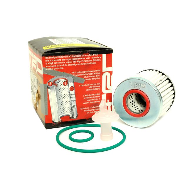 PTR4300082 - TRD: OEM NEW TRD High Performance Genuine Toyota Oil Filter for Scion: tC | Toyota: Avalon, Camry, Highlander, RAV4, Sienna, Tacoma, Venza Image