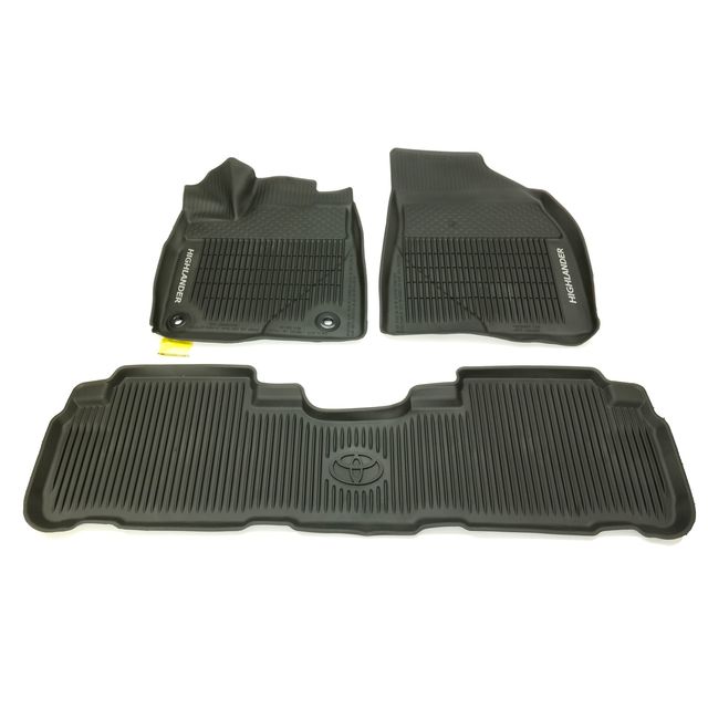 PT9084816502 - Interior: 2016-2019 Toyota Front and Rear All Weather Floor Mat Highlander for Toyota: Highlander Image