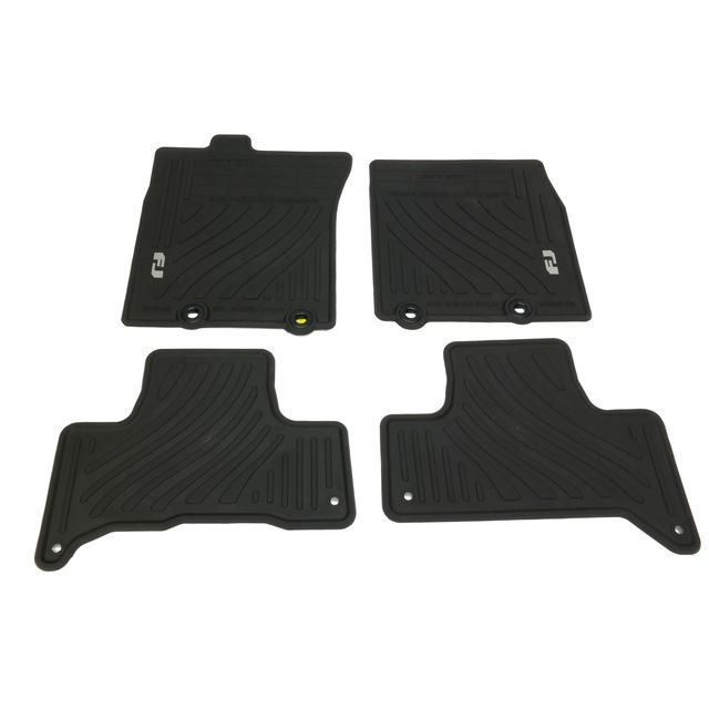 PT2063511021 - Interior: OEM NEW Front &amp; Rear All Weather Floor Mats Black 2011-2014 Toyota FJ Cruiser for Toyota: FJ Cruiser Image