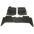 PT9083521302 - Interior: 2019-2023 Toyota Tacoma D-Cab Front &amp; Rear All Weather Floor Mat Liners Set Black for Toyota: Tacoma Image