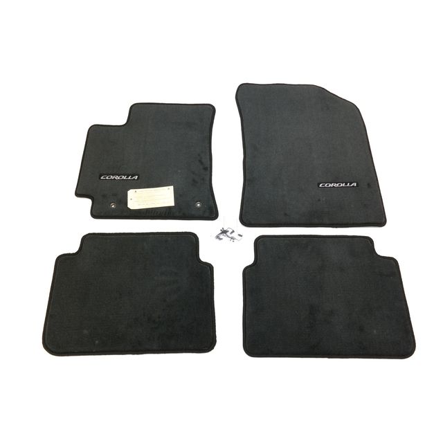 PT2060209212 - Interior: 2011-2012 Toyota Front &amp; Rear Carpet Floor Mats Dark Charcoal Corolla for Toyota Image