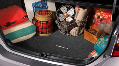 PT2060214120 - Cargo Management: 2014-2019 Toyota Corolla - Carpet Trunk Mat for Toyota: Corolla Image