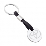 3591100 - : Laser Engraved Round Key Ring for Toyota Image