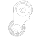 119556RR0B - Cooling System: Belt Tensioner for Nissan Image image