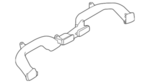 278605AA0A - Body: Air Distributor for Nissan Image image