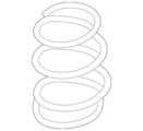 550204BA0D - Suspension: Coil Spring for Nissan Image image