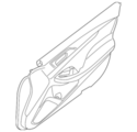 809A04RB0A - : Door Trim Panel for Nissan Image