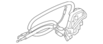 825006JF0A - Body: Lock for Nissan Image image