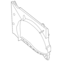 214769BK0C - Cooling System: Fan Shroud for Nissan Image image