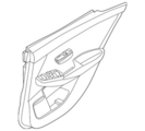 829A06LY1A - Body: Door Trim Panel for Nissan Image image