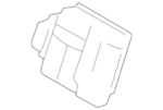 886209UF0A - Body: Seat Back Cover for Nissan Image image