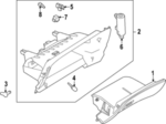 685106MR0A - Body: Glove Box Door for Nissan Image image