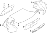 849105EF0A - Body: Front Trim for Nissan Image image