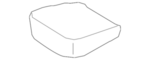 87311EZ03A - Body: Seat Cushion Pad for Nissan Image image