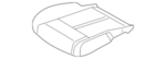 893077FB8A - Body: Seat Cushion Pad for Nissan Image image