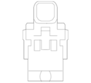 255701AA1A - Body: Mirror Switch for Nissan Image image