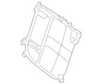886513SA0A - Body: Seat Back Frame for Nissan Image image