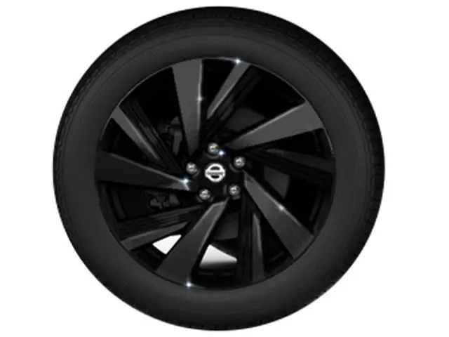 T99W19UC3A - Wheels: 20", Black Aluminum Alloy Wheel Kit for Nissan Image