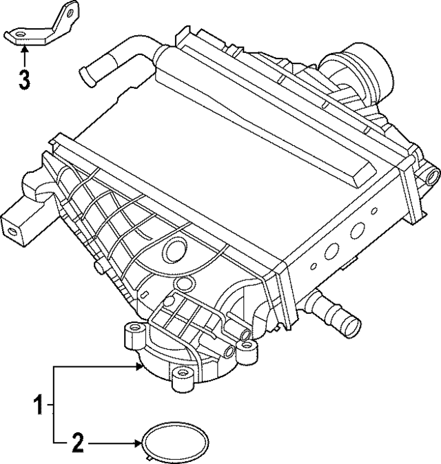 144866RC0A - : Inter-Cooler Bracket for Nissan Image