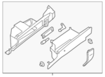 681029FV1A - Body: Glove Box Assembly for Nissan Image image