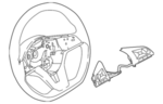 484306MA3A - Steering: Steering Wheel for Nissan Image image