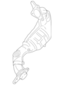 208A21TX0A - Exhaust: Catalytic Converter for Nissan Image image