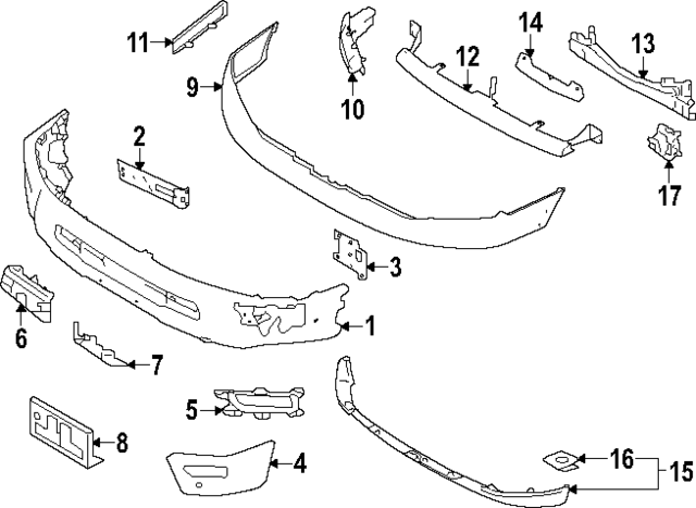 622569FW0A - : Trim Bezel for Nissan Image