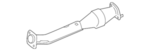 200A05ZM1E - Exhaust: Front Pipe for Nissan Image image