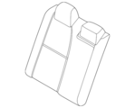 886206LB0A - Body: Seat Back Cover for Nissan Image image