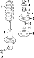 540109BU3C - : Coil Spring for Nissan Image