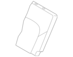 896205ZA4E - Body: Seat Back Cover for Nissan Image image