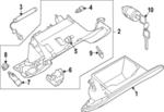 681086GP0A - : Glove Box Frame for Nissan Image