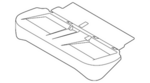 883055EE0A - Body: Seat Cushion Foam for Nissan Image image