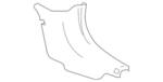 669009MB0A - Body: Cowl Trim for Nissan Image image