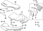 16588DF40A - Engine: Air Inlet Duct Bracket for Nissan Image image