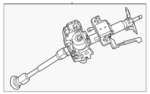 488104AF5D - : Steering Column for Nissan Image