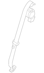 888544BA8B - Electrical: Center Belt Assembly for Nissan Image image