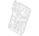 886016RG0A - Body: Seat Back Frame for Nissan Image image
