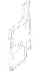 769201PB1A - Body: Rear Trim Panel for Nissan Image image