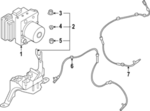 476605MP6B - : ABS Control Unit for Nissan Image