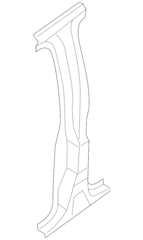 G6570ZS3MA - Body: Center Pillar Reinforced for Nissan Image image