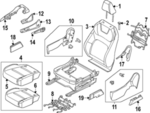 873745MP0A - Body: Hinge Cover for Nissan Image image