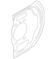 411515HA0A - Brakes: Splash Shield for Nissan Image image
