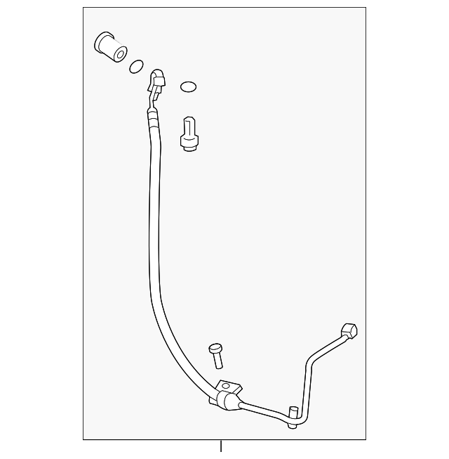 497201PE0A - : Pressure Hose for Nissan Image