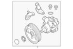 491101PD0B - Steering: Power Steering Pump for Nissan Image image